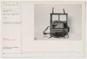 Communication Network Prints: Sgt. Moscioni of the U.S. Signal Corps in Tours