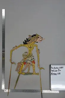 Javanese Prints: Shadow Puppet (Wayang Kulit) of Citraksa, from the set Kyai Drajat