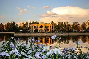 Shah Goli - the summer residence of the Qajar dynasty in El Golu park in Tabriz, East Azerbaijan province, Iran