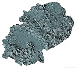 Sanaa Prints: Shape of Al Dali, governorate of Yemen