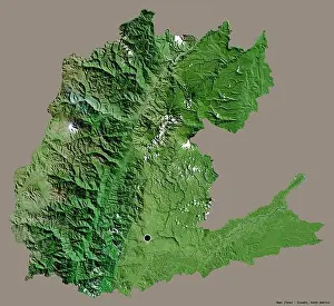 Subregion Prints: Shape of Napo, province of Ecuador