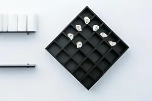 Stylist Prints: Shelf with towels in hairdressing salon