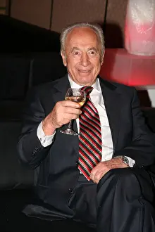 Politicians Prints: Shimon Peres member of parliament and Vice Premier ex prime minister of Israel
