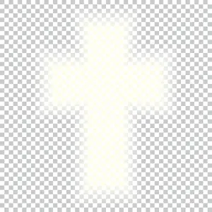Communion Prints: Shining Holy Cross on abstract background