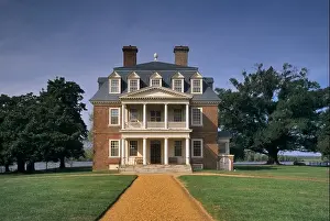 Mansion Prints: Shirley Plantation near Charles City Virginia USA