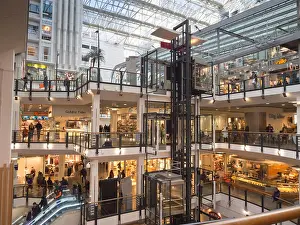 Floors Prints: shopping center in downtown Oslo Norway 'Oslo City'
