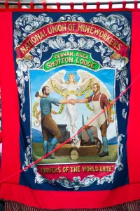 Shotton Lodge Banner at Durham Miners Gala