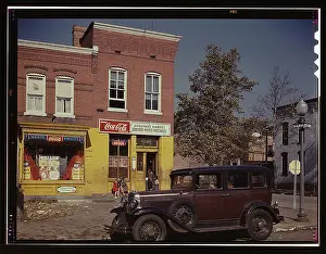 Washington Prints: Shulman's Market, located at the southeast corner of N Street and Union Street in Washington