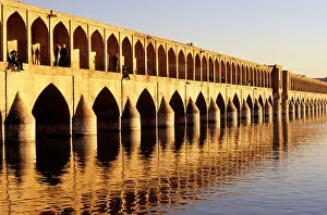 Wide Angle Prints: Si-o-Seh Pol, also called the Bridge of 33 Arches, Isfahan, Iran