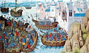 Macedonian Prints: The Siege of Tyre was orchestrated by Alexander the Great in 332 BC during his campaigns against the Persians