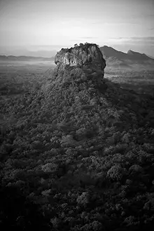 High Angle Prints: Sigiriya Rock in Sri Lanka, seen from Pidurangala Rock