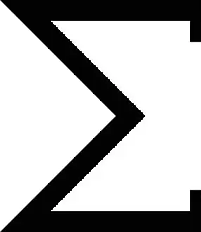 Uppercase Prints: Sigma greek symbol capital letter uppercase font icon black color vector illustration flat style simple image