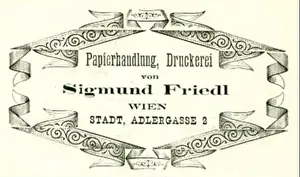 Business Card Prints: Sigmund Friedl buiseness card