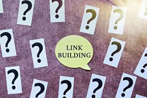 Sign displaying Link Building