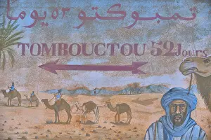 Anthropomorphic Prints: Sign 'Tombouctou 52 Jours'