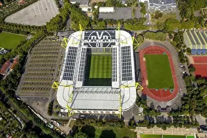Lots Prints: Signal Iduna Park with the stadiums Westfalenstadion and Rote Erde in Dortmund