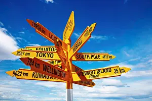 Crossroads Prints: Signpost in the Stirling Point