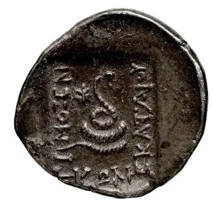 A silver drachma coin from Cos, Caria, minted in the 2nd century AD, an example of ancient Greek numismatics