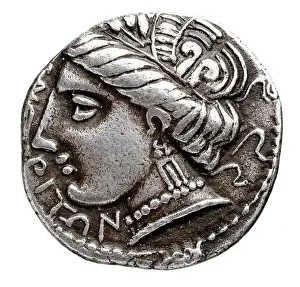 Iberia Prints: A silver drachma coin from Emporion