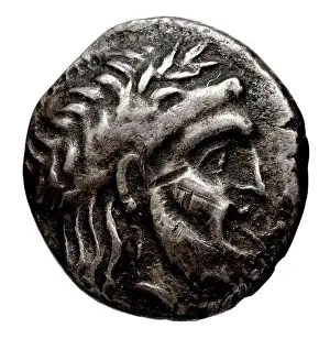 Hellenistic Prints: A silver hemidrachm coin from Aï Khanoum
