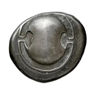 Boeotia Prints: A silver stater coin from Thebes