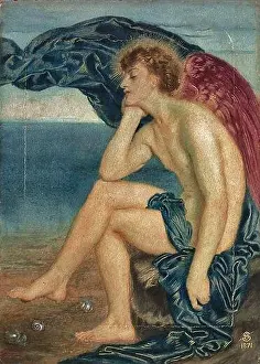 Reportage Prints: Simeon Solomon Love Dreaming by the Sea 1871