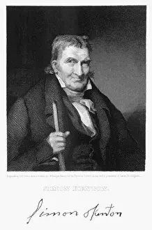 Boone Prints: Simon Kenton, American frontiersman, 19th century. Artist: Richard W Dodson