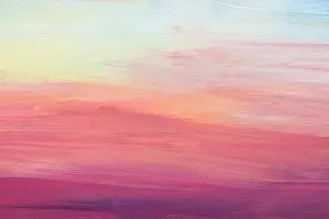 Fashion Illustration Prints: Simple abstract painting background in light pink tone