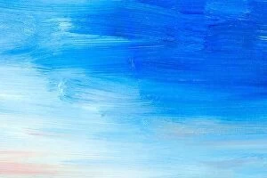 Images Dated 25th March 2021: Simple and classic painting background in blue color