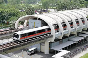 Leaving Prints: Singapore MRT Train