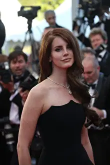 Singer Lana Del Rey arrives at the opening of the 65th Cannes Film Festival at Palais des Festivals in Cannes