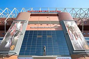 Football Ground Prints: Sir Alex Ferguson Stand, Old Trafford Manchester