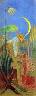 1904 Prints: Sketch II for vitrage dyptich 'Rex' 1904 by Mikalojus Konstantinas Ciurlionis