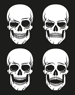 Body Man Prints: skull Emotions
