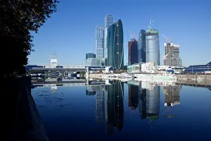 Skyline of the City of Capitals in Moscow, Russia
