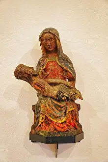 Limburg Prints: Small Pieta; 14th century wood; in the Limburg Diocesan Museum, Hesse