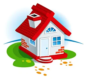 Rent Prints: Small Village House