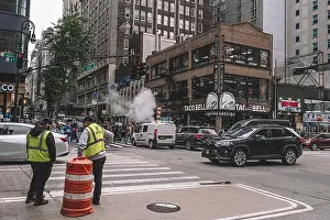 Times Prints: Smokey streets of New York