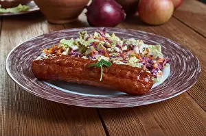 British English Prints: Snorkers sausage -British English colloquialism for sausages