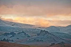 Yellowstone Prints: Snow on the continental divide