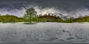 360cities Prints: Snow In The Spring, Tufa, Wiesaz Valley, Goenningen, Reutlingen, Swabian Jura 5824