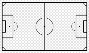 Turf Prints: Soccer field line football pitch