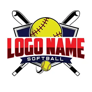 Softball Prints: Softball Club or Community Logo Badge