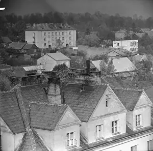 Sokó³ka, 1969-10. Panorama powiatowego miasta Sokó³ka ad PAP/Roman Señko Dok³adny dzieñ wydarzenia nieustalony