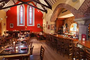 Inns Prints: Sol y Sombra restaurant in a former church