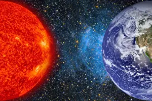 Infinity Prints: Solar System - Planet Earth. Earth is the largest and densest of the inner planets