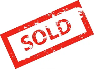 Sold Prints: Sold red stamp on white