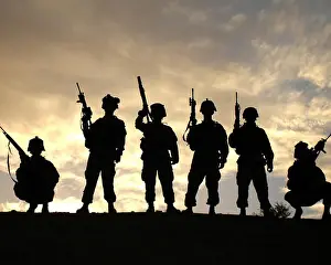Us Army Prints: Soldiers from Battery B, 3rd Battalion