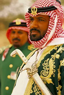 Facial Hair Prints: Soldiers of the King's Guard, Saudi Arabia