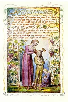 Nurses Prints: Songs of Experience - Nurse's Song Blake Nurse's Song (1794)